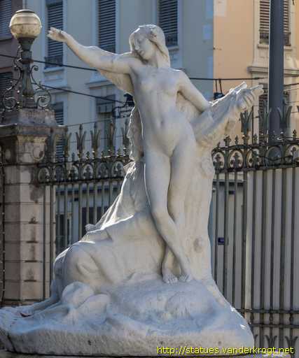 Lyon /  Pierre Dupont et sa muse