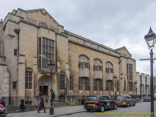 Bristol /  Reliefs with Bede, Alfred the Great and Chaucer