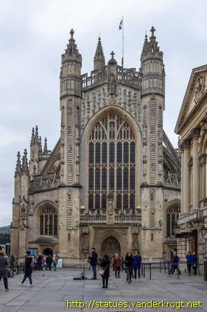 Bath /  Sculptures at Bath Abbey Church