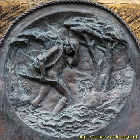 Great Ayton /  James Cook Leaving Great Ayton