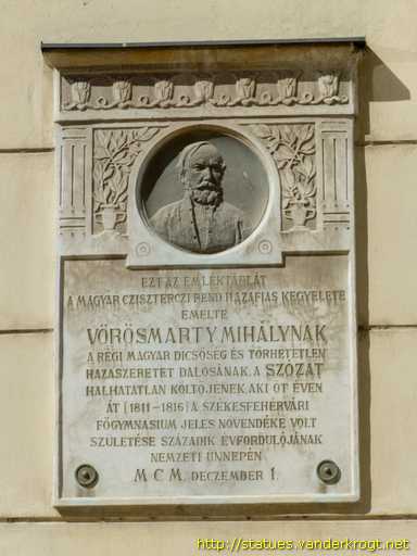 Székesfehérvár /  Vörösmarty Mihály emléktábla