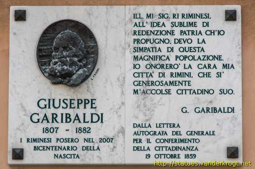 Rimini /  Giuseppe Garibaldi