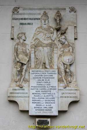 Arezzo /  Monumento ai caduti i Guerra Mondiale 1915 - 1918