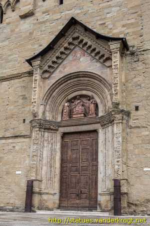 Arezzo /  Madonna col Bambino fra due angeli e san Donato e il beato Gregorio X