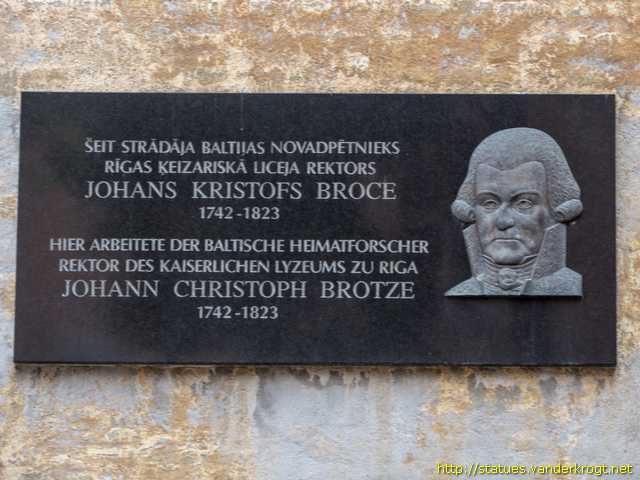 Rīga /  Johans Kristofs Broce