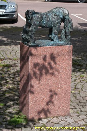 Åmål /  Man med häst