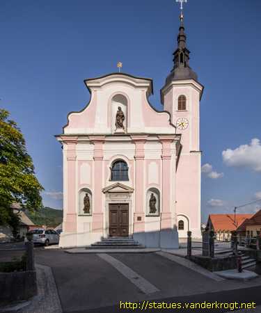 Višnja Gora /  Kipi svetnikov na Cerkvi sv. Anne
