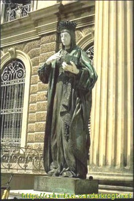 San Salvador /  Cristóbal Colón y la reina Isabel