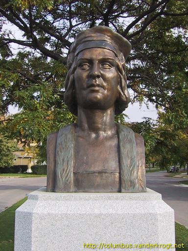 Lackawanna /  Bust of Christopher Columbus