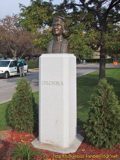 Lackawanna /  Bust of Christopher Columbus