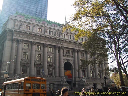 New York /  Christopher Columbus as symbol for Genua