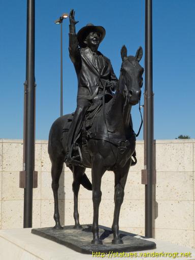 Fort Worth /  The Chairman - John Justin and "Baby Blue"