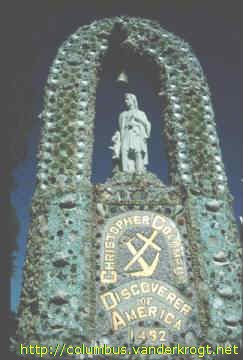 Dickeyville /  Christopher Columbus in Patriotism Shrine