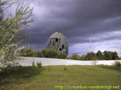 The egg behind a fence