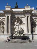 Wien - Albrechtsbrunnen oder Danubiusbrunnen