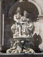 Wien - Albrechtsbrunnen oder Danubiusbrunnen
