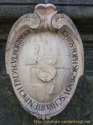Klagenfurt - Lindwurmbrunnen und Herkulesfigur