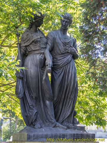 Wien - Allegorische Brunnenskulpturen vom Platz Am Hof