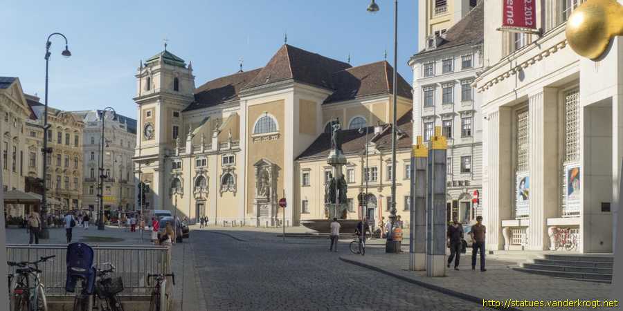 Wien - Heinrich II. Jasomirgott gibt seine Zustimmung zum Kirchenplan