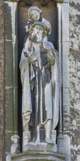 Lier - Heiligenbeelden Sint-Gummaruskerk