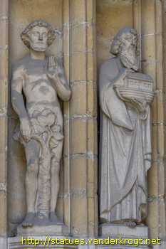 Lier - Heiligenbeelden Sint-Gummaruskerk
