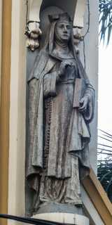 Belo Horizonte - Estátuas dos santos na Basílica de Lourdes