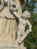 Jaroměřice nad Rokytnou - Saint John of Nepomuk with angels