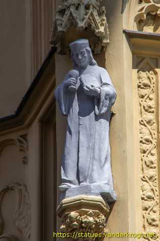 Praha - Husitský kněz a Jiříi z Poděbrady