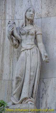 Praha - Allegorical Sculptures at the Ministry Buildings