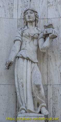Praha - Allegorical Sculptures at the Ministry Buildings