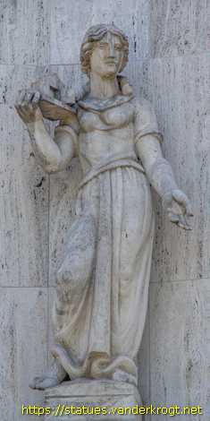 Praha - Allegorical Sculptures at the Ministry Buildings