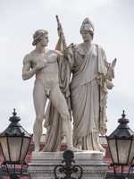 Berlin - Statuen auf der Schlo�brücke