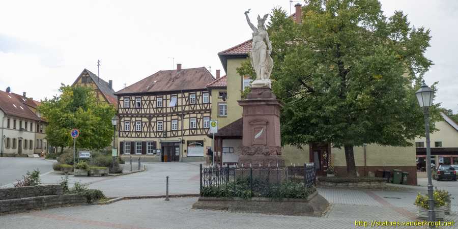 Neckarbischofsheim - Kriegerdenkmal 1870-71 - Germania