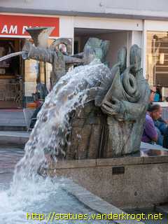 Heilbronn - Neuer Stadtbrunnen oder Komödiantenbrunnen
