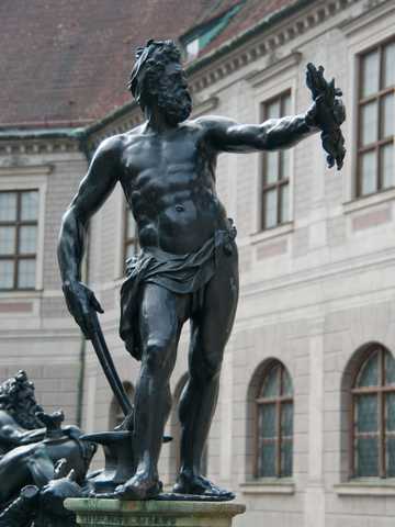 Wittelsbacher-Brunnen (München) - Hephaistos or Vulcan