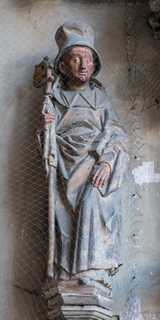 Eichstätt - Skulpturen am Hauptportal des Domes