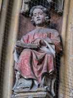 Eichstätt - Skulpturen am Hauptportal des Domes