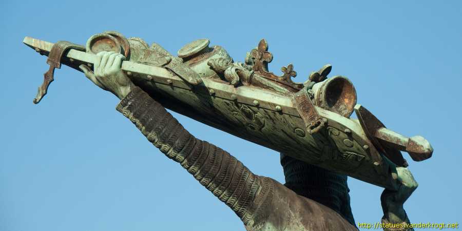 Worms / Hagen versenkt den Nibelungenschatz