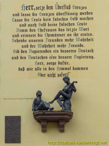 Bernkastel-Kues - Lautenspieler und Lauscher