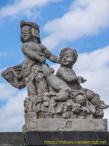 Bamberg - Fortunata-Brunnen und die vier Jahreszeiten