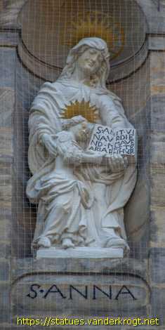 Bamberg - Heiligenstatuen an der St.-Martinskirche