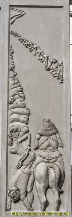 Schwerin - Denkmal "Die Spur des Löwen"