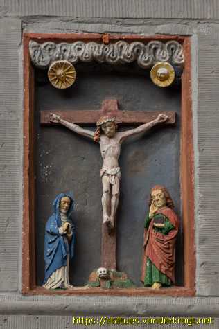 Hildesheim - Heiligenstatuen an der Seminarkirche