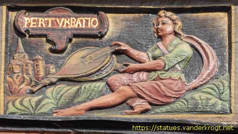 Hildesheim - Fassadenskulpturen am Wernerschen Haus