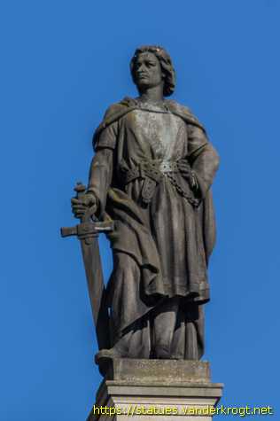 Braunschweig - Quadriga, Otto IV, Otto das Kind und Heinrich der Löe