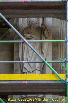 Billerbeck - Heiligenstatuen an der  Propsteikirche St. Ludgerus