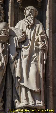 Xanten - Heiligen am Südportal der Dom Sankt Viktor