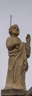 Paderborn - Heiligenstatuen am Dom