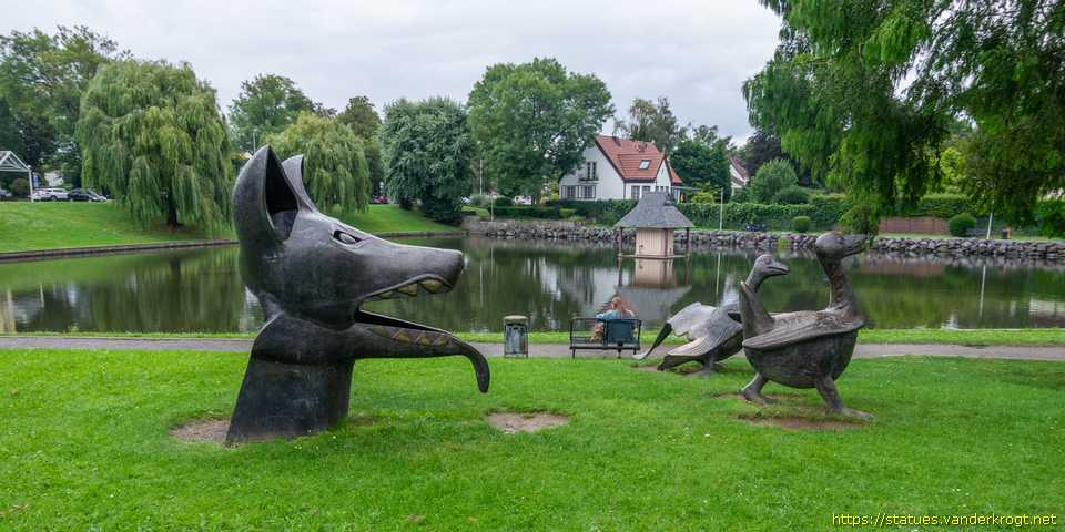 Jülich - Fuchs und Gänse