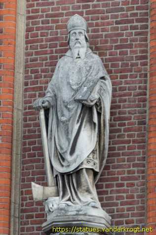 Gladbeck - Heiligenstatuen an der Lambertikirche